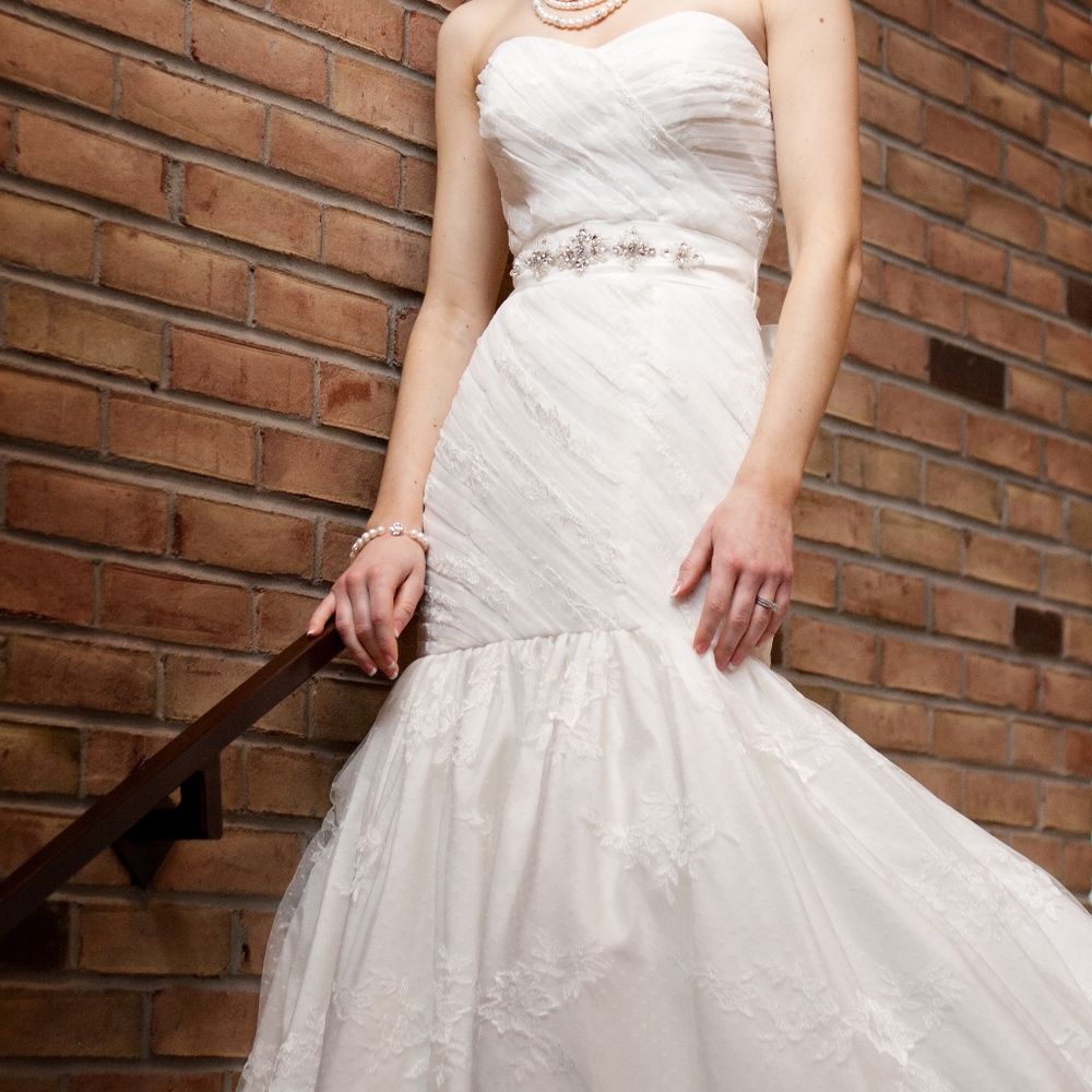 DaVinci Bridal Gown Size 2 - Picture 4 of 8
